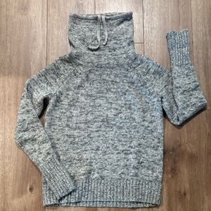 Athleta Heather Gray Cowl Neck Sweater